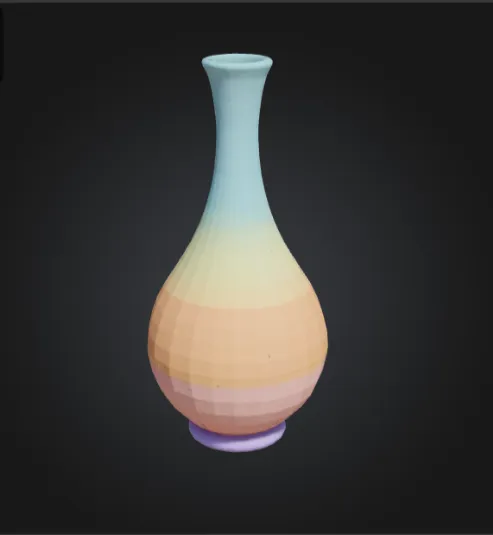 Pixel art vase