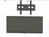 1/24 TÉLÉVISION AVEC SUPPORT / TV WITH WALL SUPPORT-7