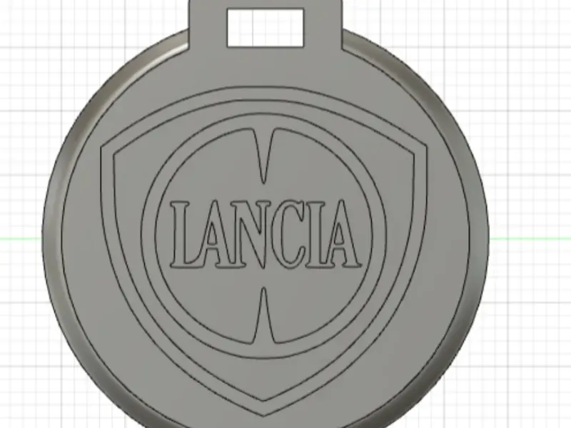 Pendant porte clé Lancia / Lancia Key ring ornament