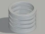 Espring Pencil Holder. STL Version:- 0.25 Volume:- 730k-2