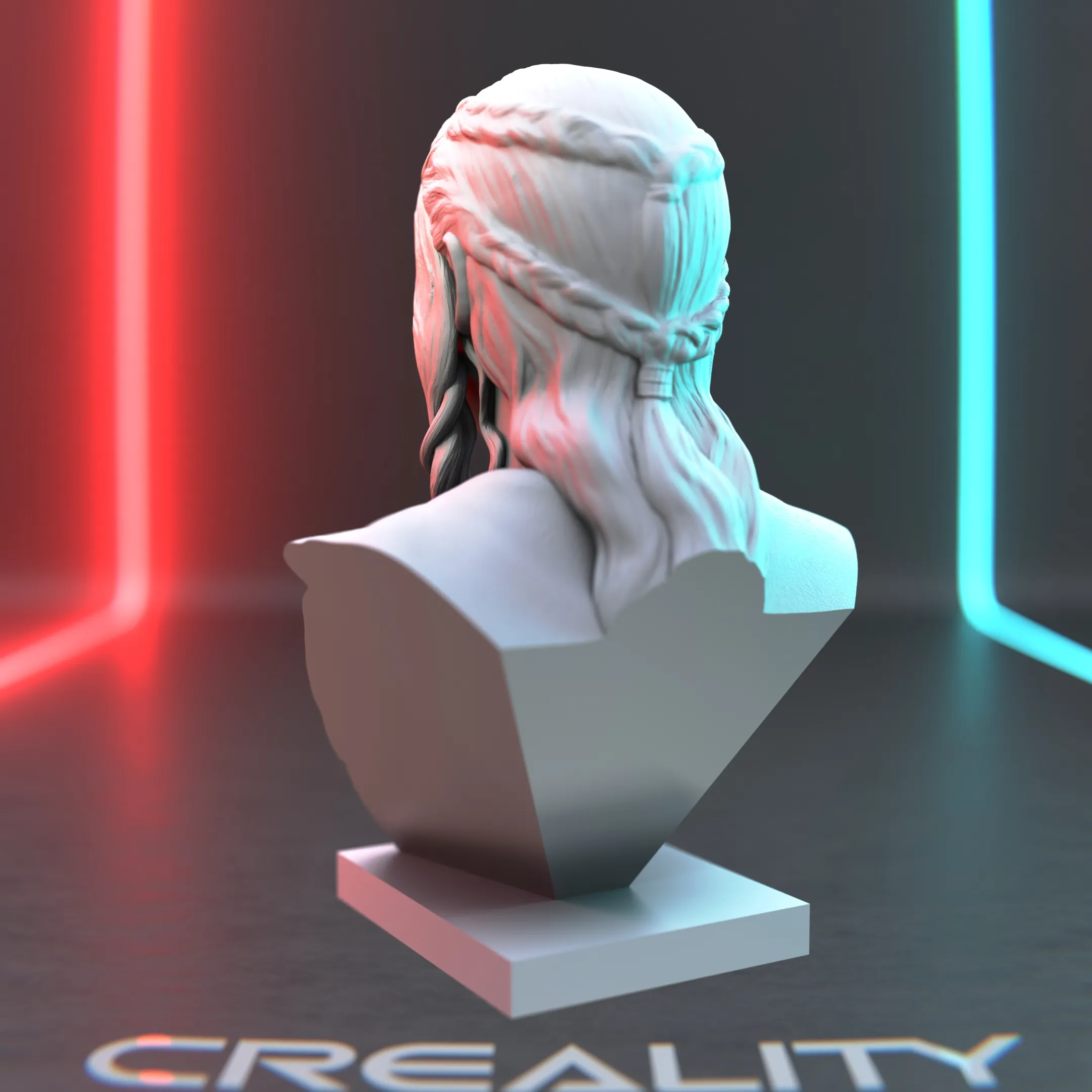 Daenerys Bust – Game of Thrones Fan Art 3D Model 🐉🔥