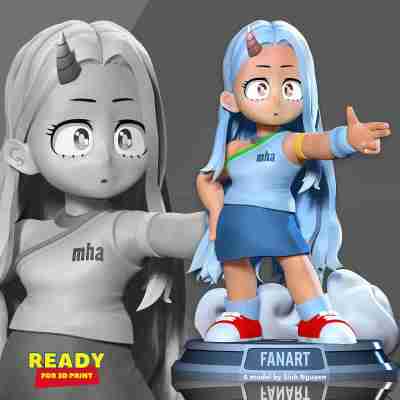 3D file Hoshino Ai- Oshi No Ko Anime Figurine STL for 3D Printing 👧・3D  printer design to download・Cults