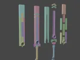 Ekko Cosplay Sword Arcane League of Legends-5