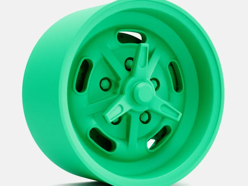 1/24 Scale, 15x8 Kidney Bean Wheel and Brake