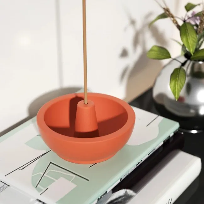 Räucherstäbchenhalter Minimalistischer runder Räucherstäbchenbrenner