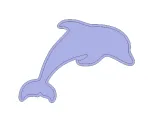 Dolphin beach sand mold-0