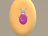 Easter Bunny on Egg-0