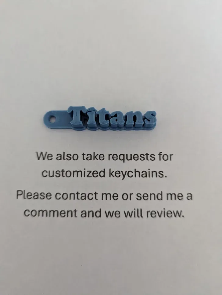 Tennessee Titans Keychain
