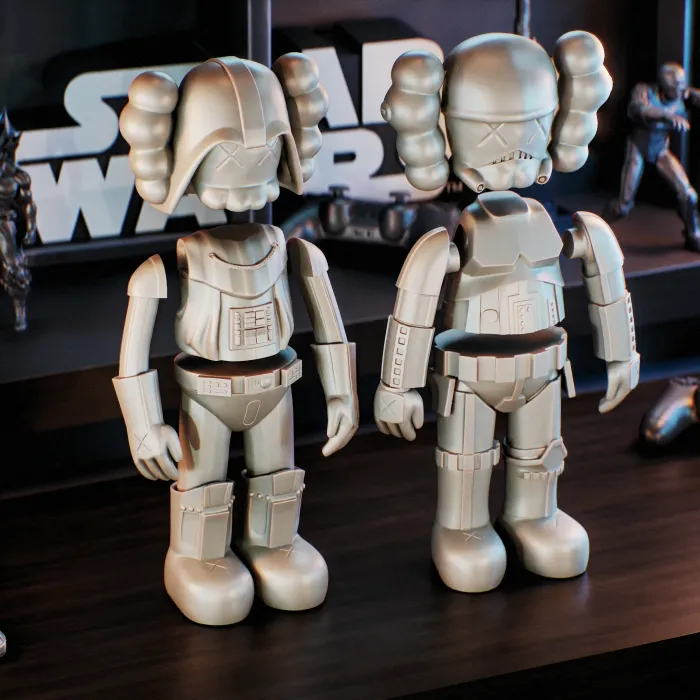 Characters & Creatures STL Download - Kaws Star Wars - Darth Vader
