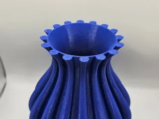 Vase with Circle Edge Pattern