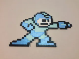 Mega Man, with 4 filament changes