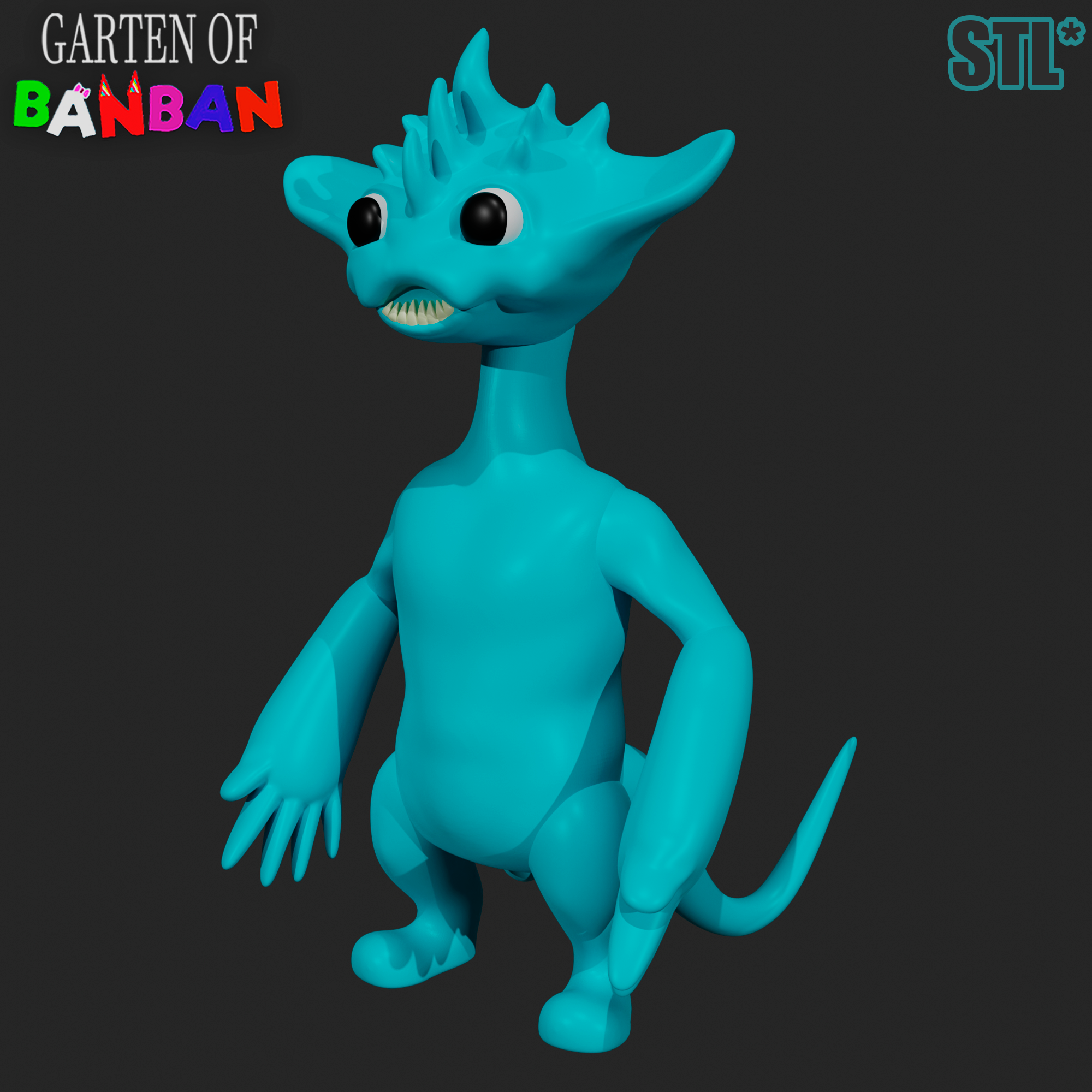 3D printer Monster the Jester from the game Garten of Banban 3