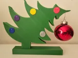 Leaning Tree with Decorations-0