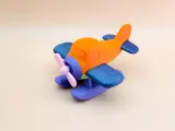 Chibi Seaplane with Rotating Propeller (See Images for Assembly)-9