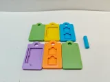 Rainbow-colored SD card and TF card storage box, Expandable-5