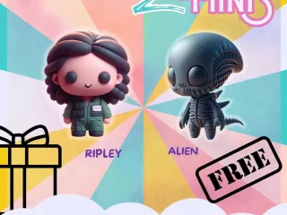 RIPLEY AND ALIEN FOR FREE, Z-MINIS