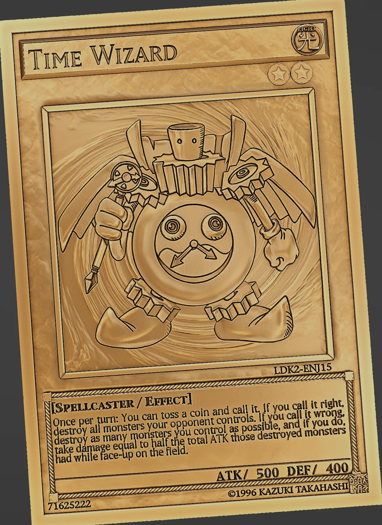 Zeitzauberer-Yugioh-Karte