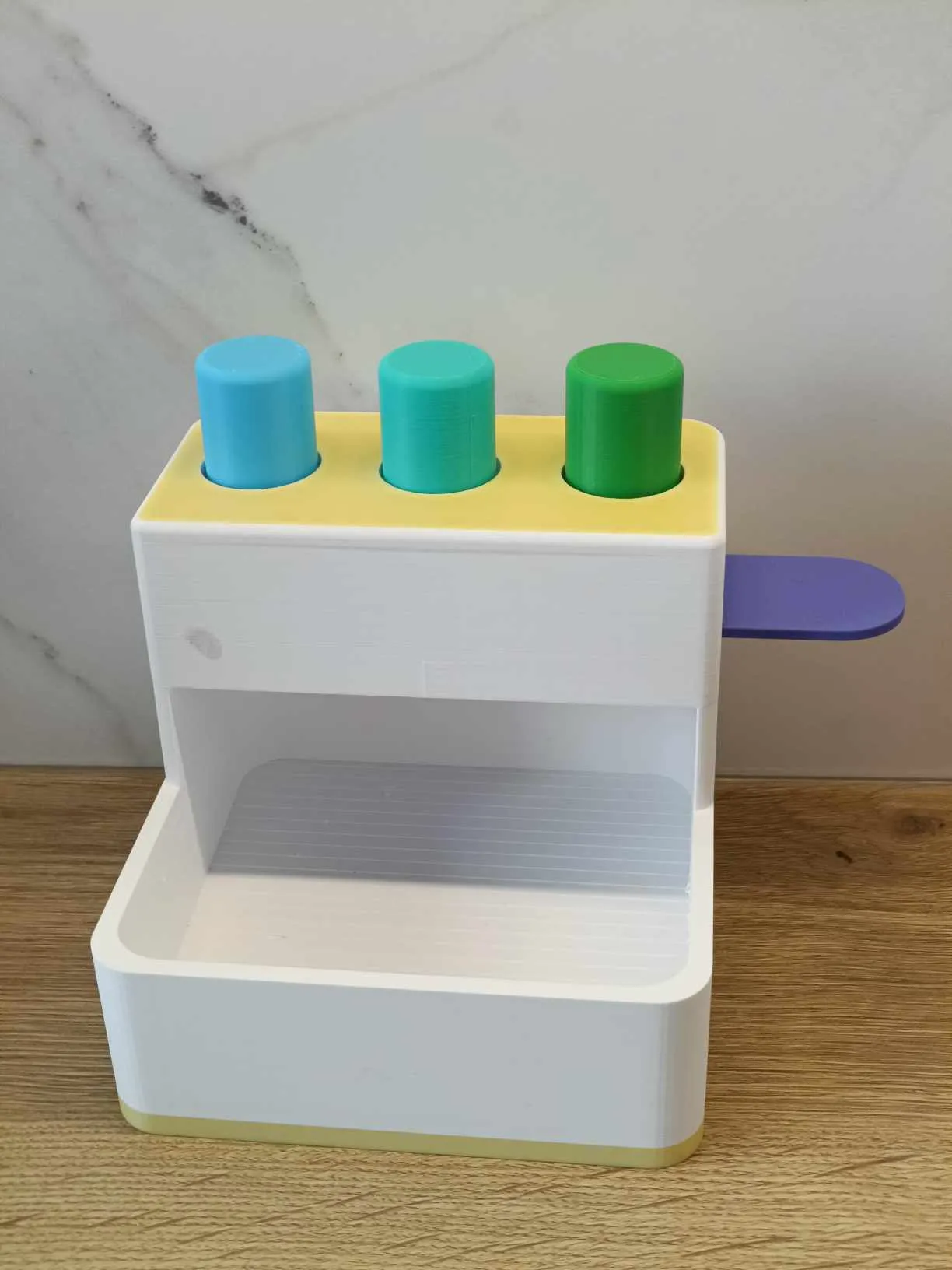 Push-and-Drop Peg Toy