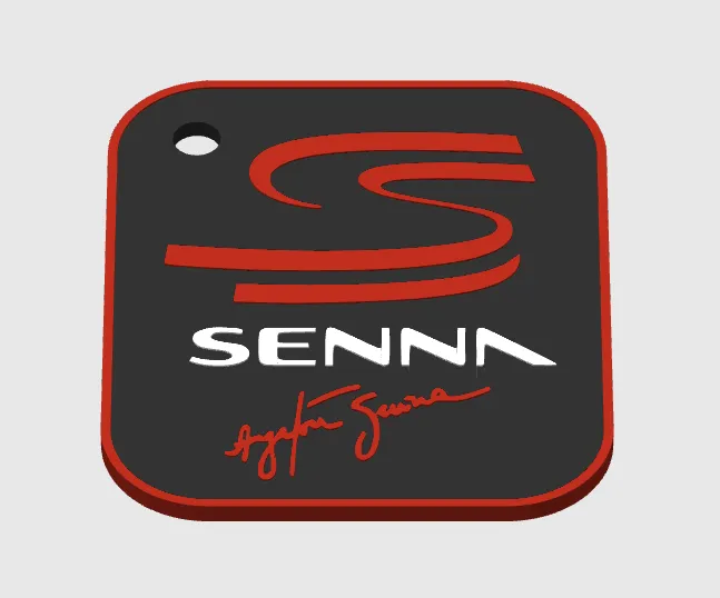 Keychain Ayrton Senna - Chaveiro do  Ayrton Senna