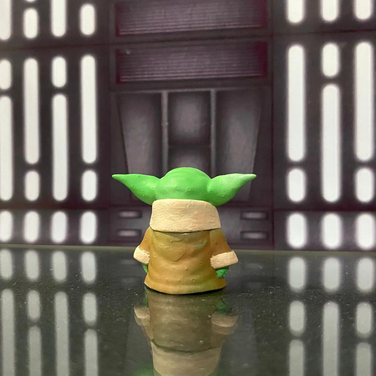 Din grogu baby yoda star wars vintage toy