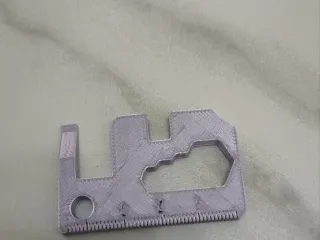 Multi Tool Keychain Card