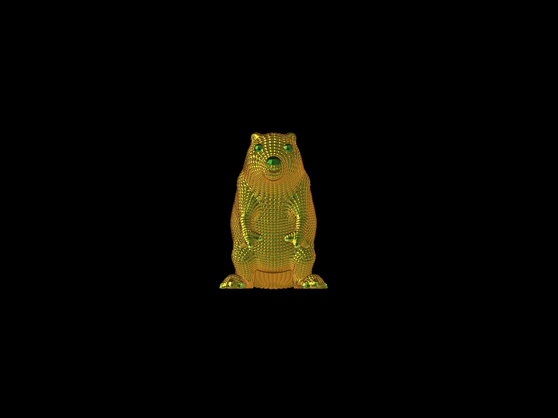 Cute Net Beaver Miniature