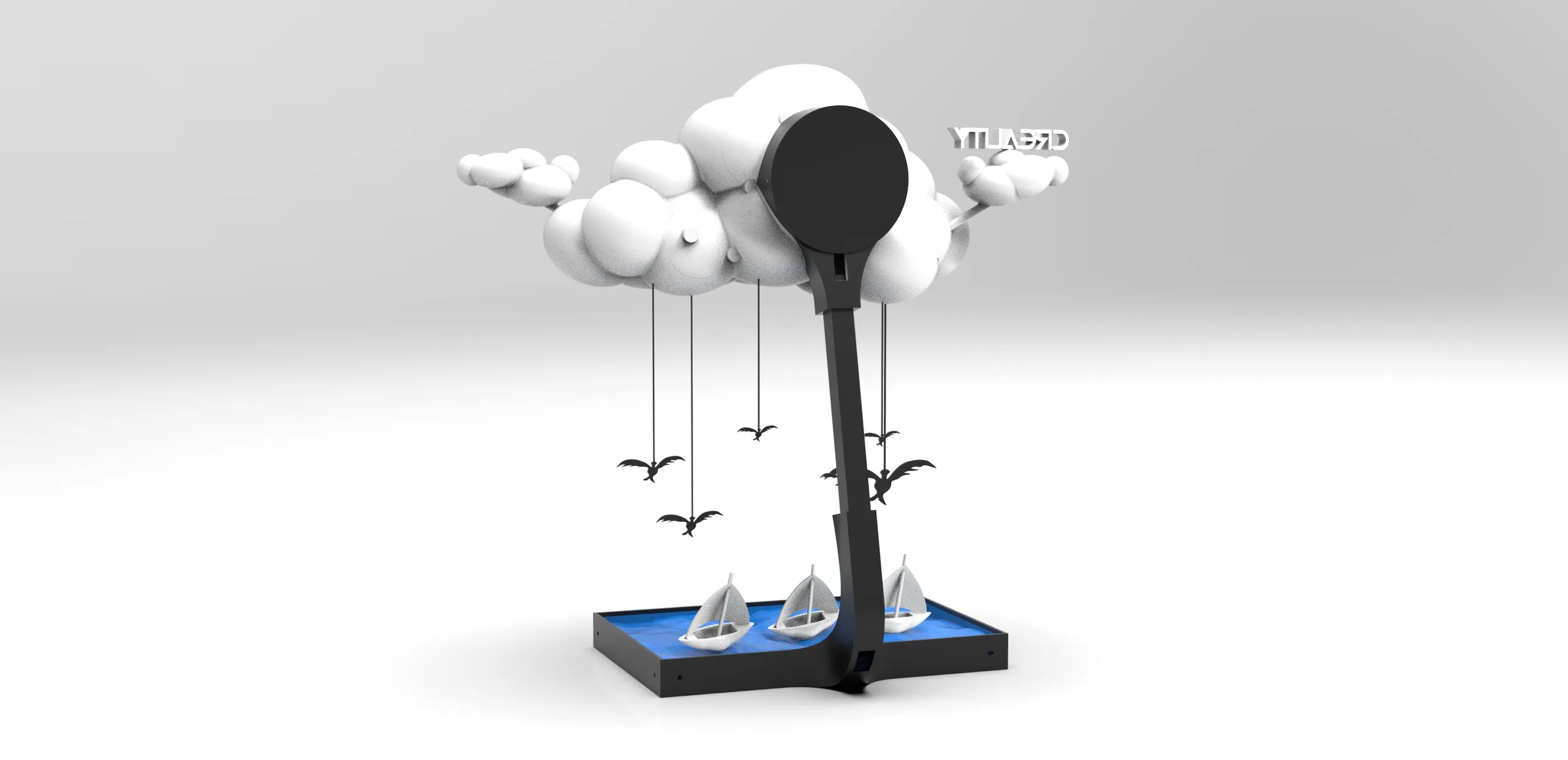 "3D Creality Cloud Table Lamp"