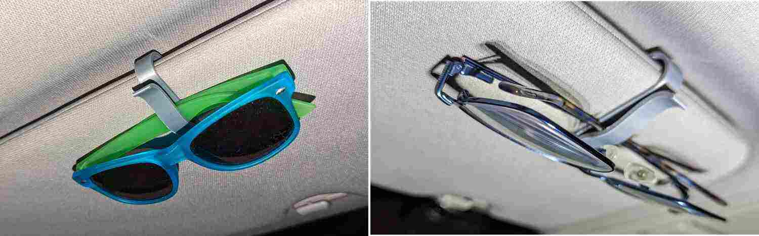 3D Printed Car Sun Visor Clip for Sunglasses and Glasses by Stevetecx84 |  Pinshape