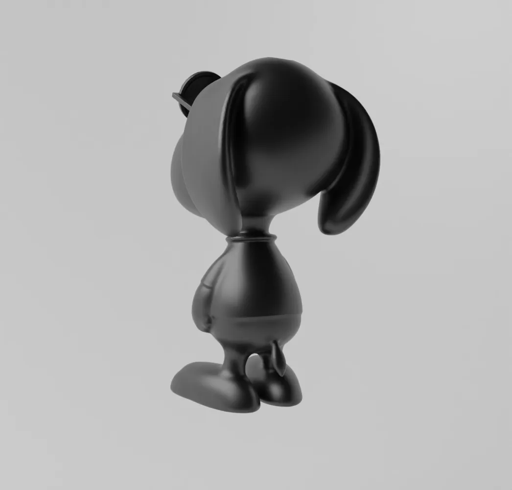 Kaws Snoopy Art Toy Fan Art, 3D models download