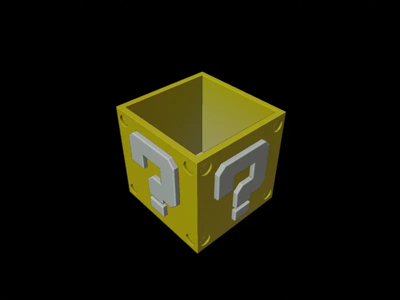 Mario bros Thing holder cube