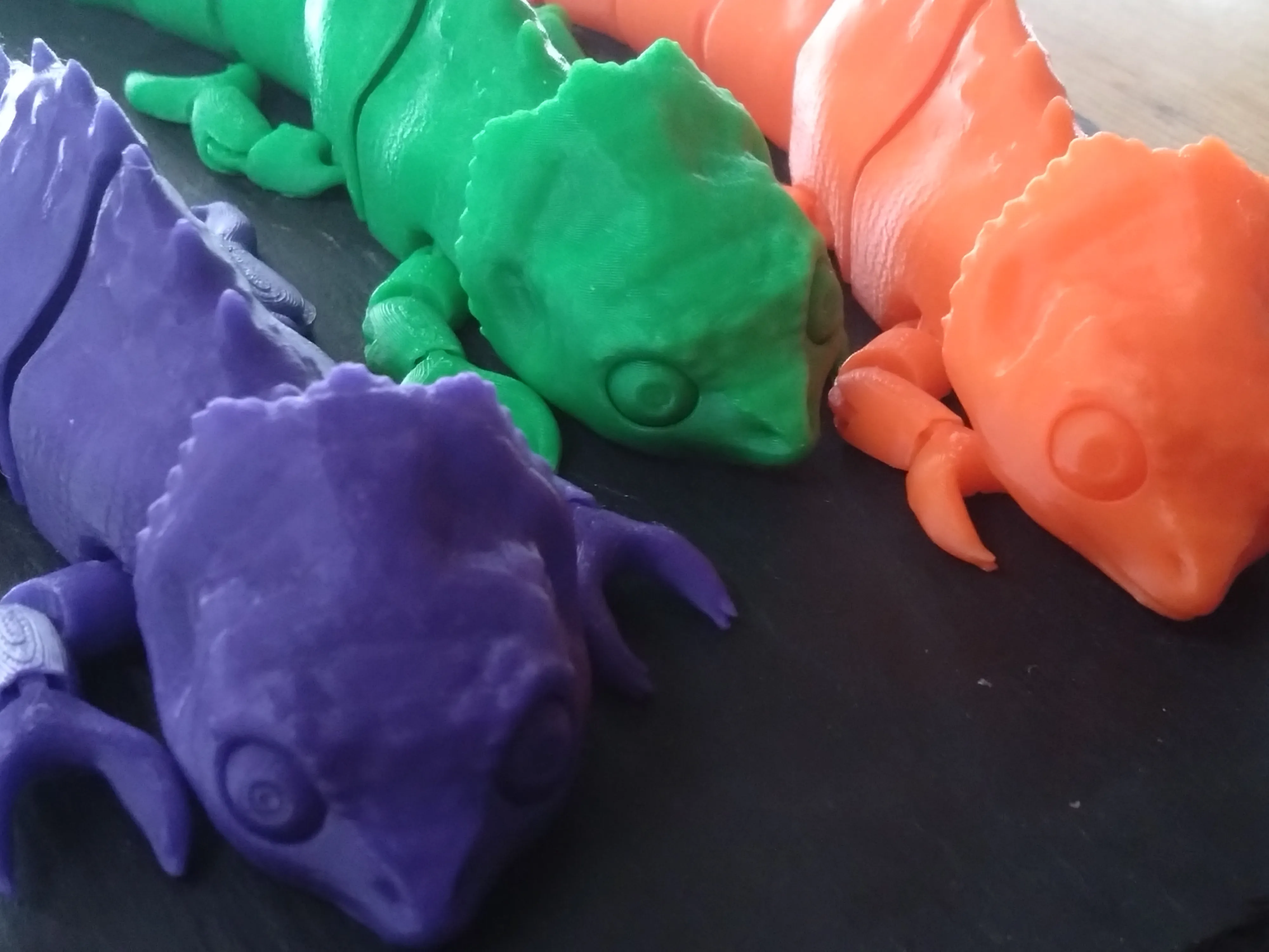 Articulated Chameleon Toy