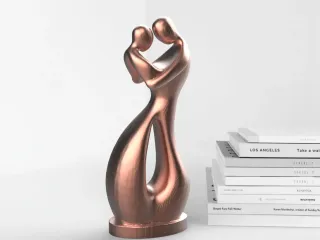 Valentine's Day Couple Statue, Romantic Modern Home Decor