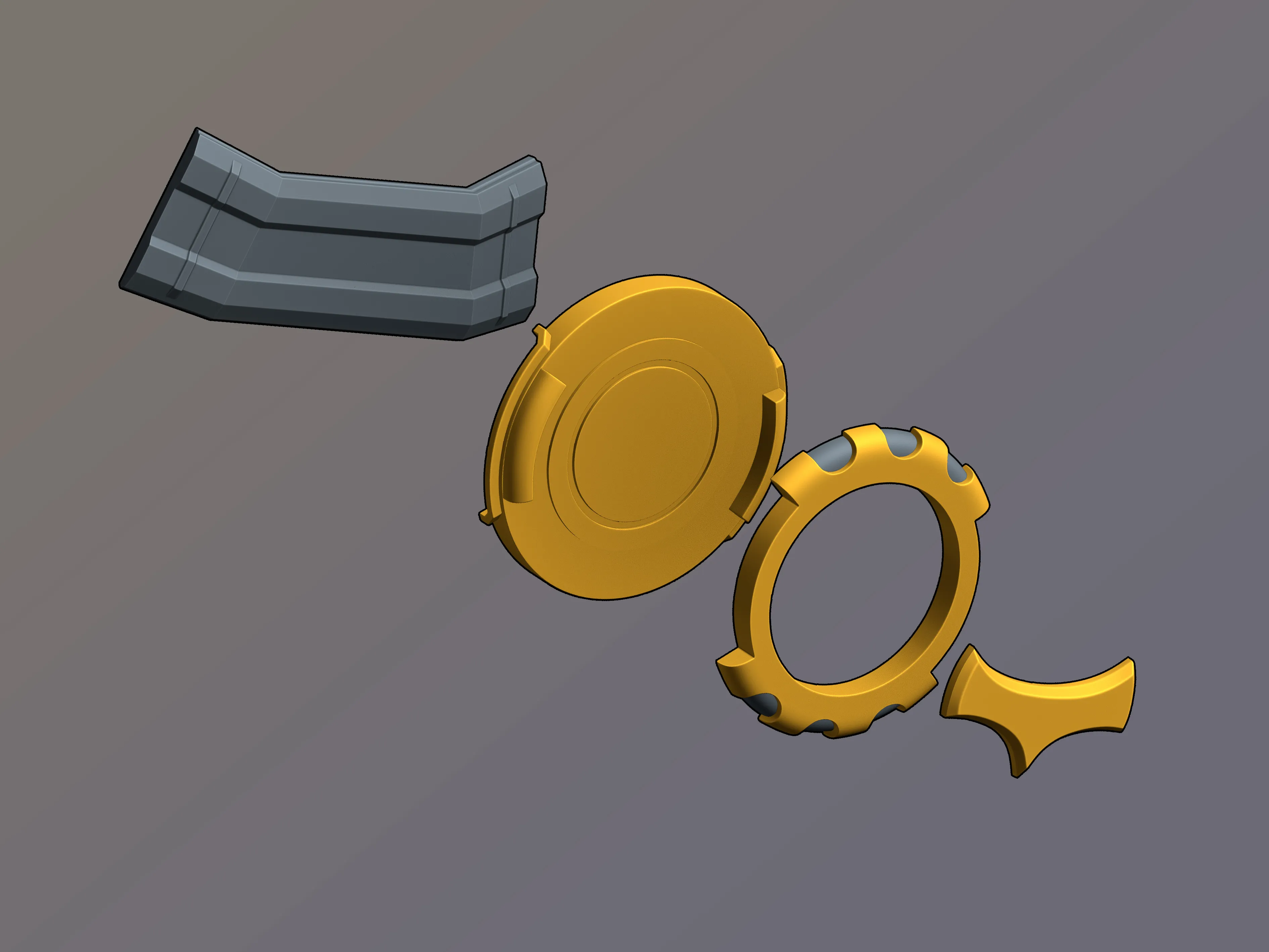 Batgirl belt buckle and bracer Gotham knights cosplay