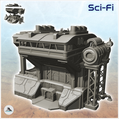 Large Sci-Fi production - Terrain Scifi Science fiction SF