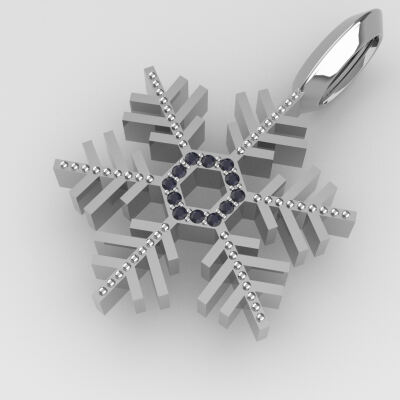 Christmas Snowflake pendant