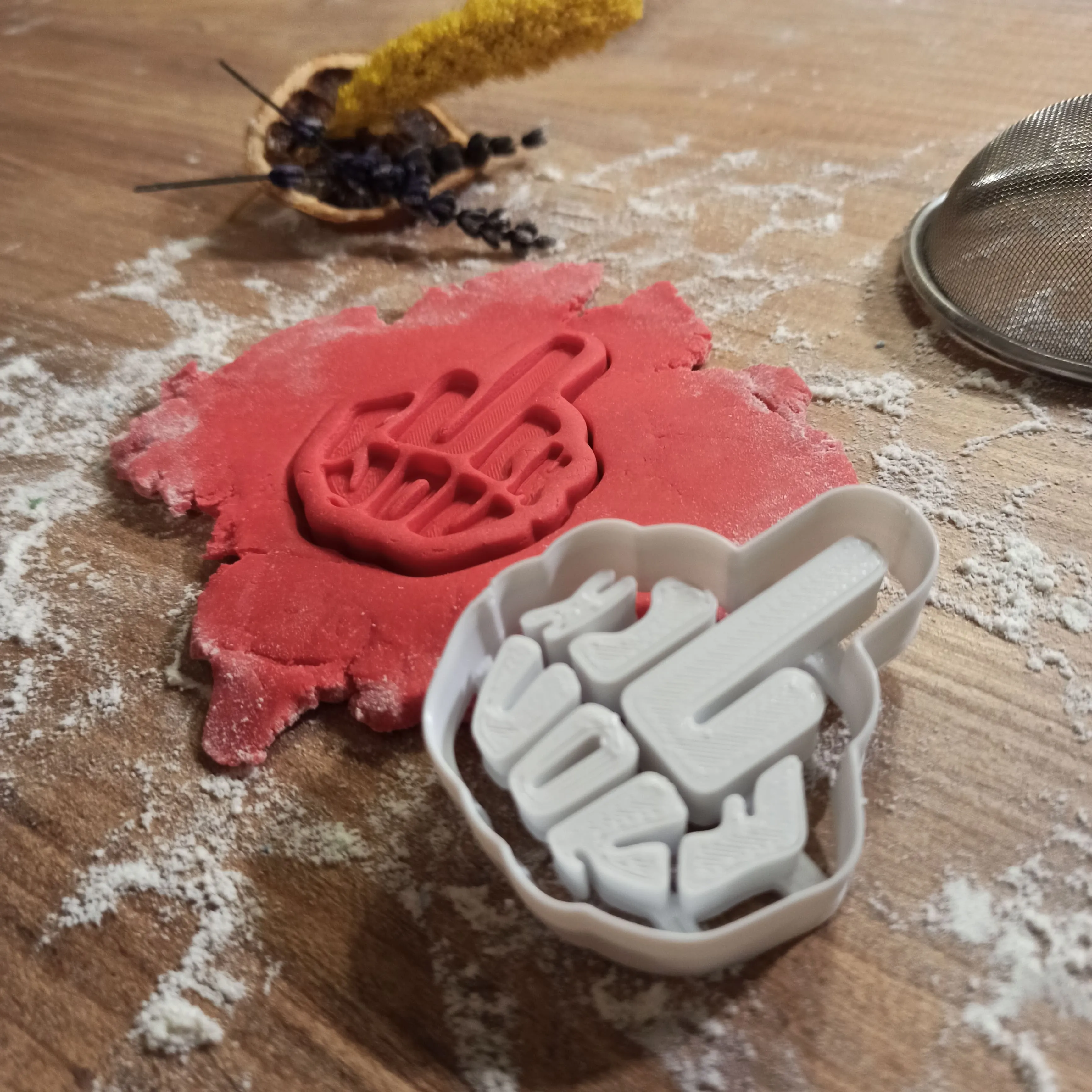 Rude Middle Finger Cookie Cutter; F*ck You, for Mean People