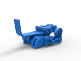 Engine of Top fuel Dirt dragster motorcycle Scale 1:25-7