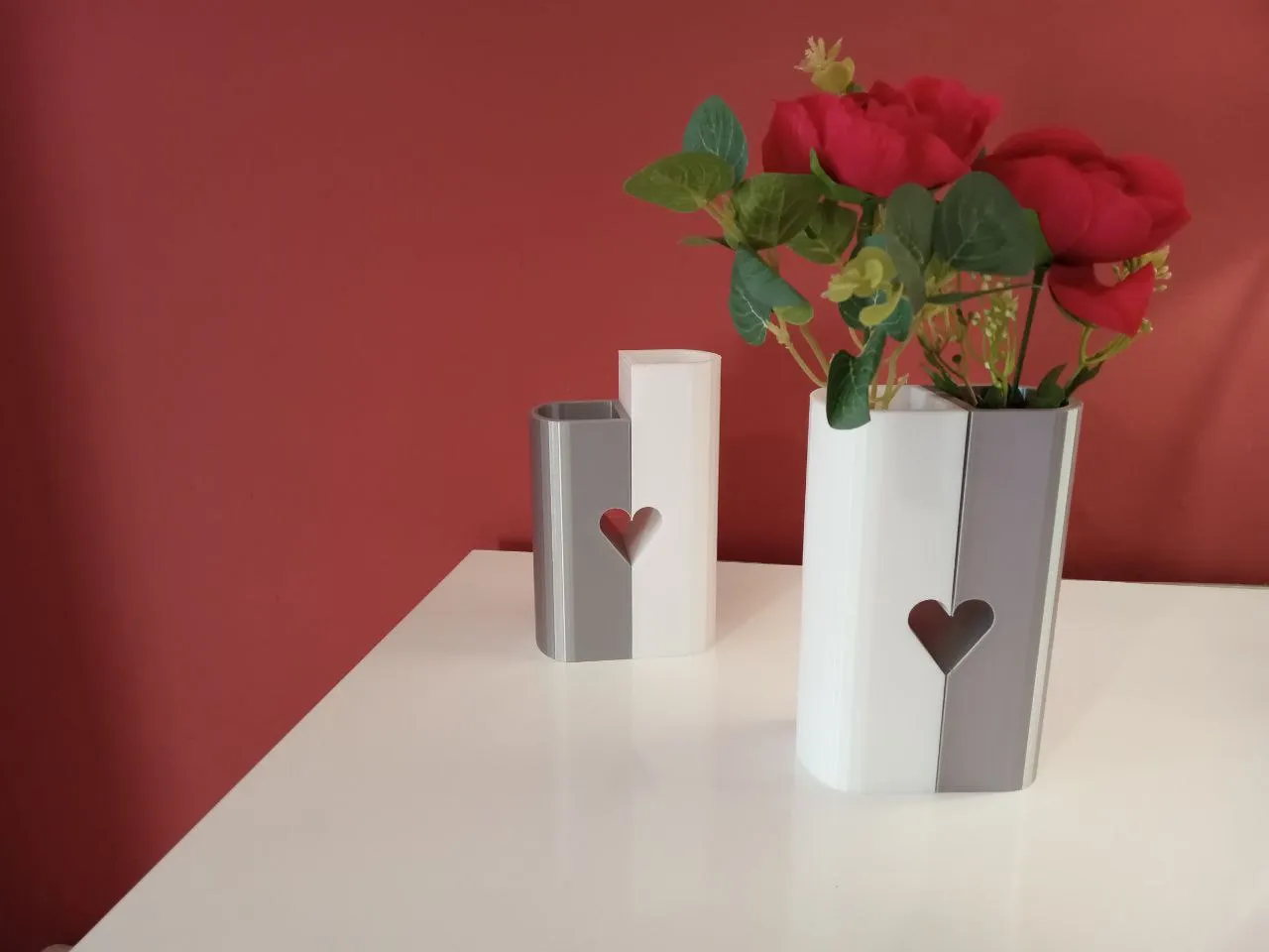 Love You Heart Vase, for a romantic time