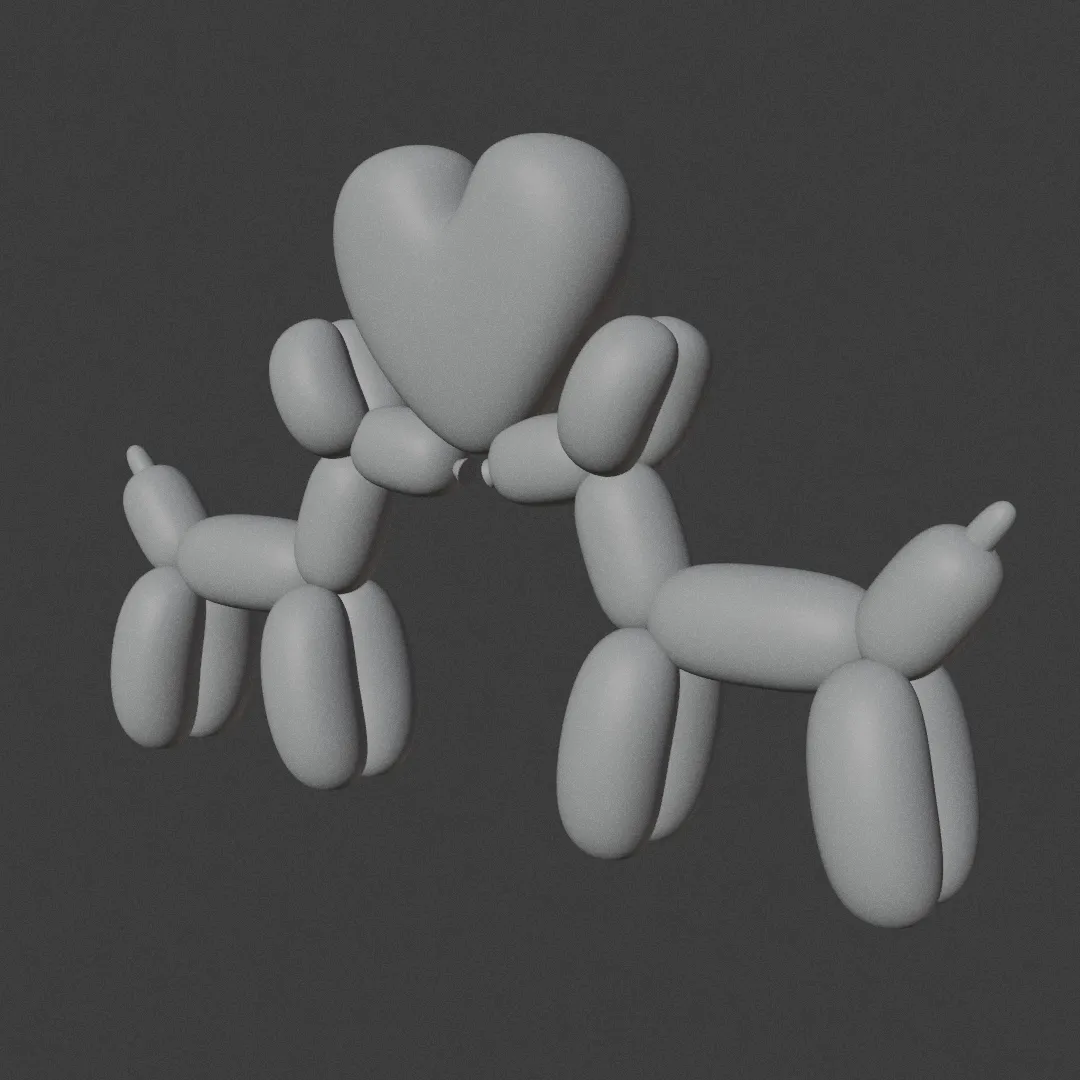 loving balloon dogs