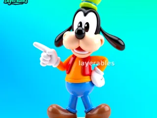 Funny Dog Character 3D Printer Model