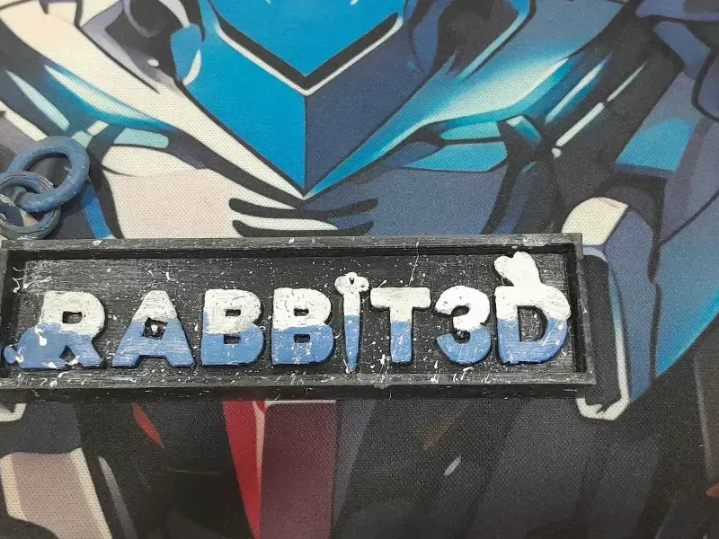 Rabbit3D Logo ChainKey