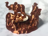 Elephant candle holder-2