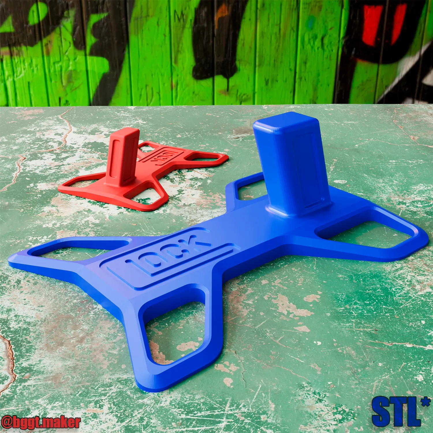 STAND FOR GLOCK G-17 (AIRSOFT GUN) | PISTOL DISPLAY STAND GU