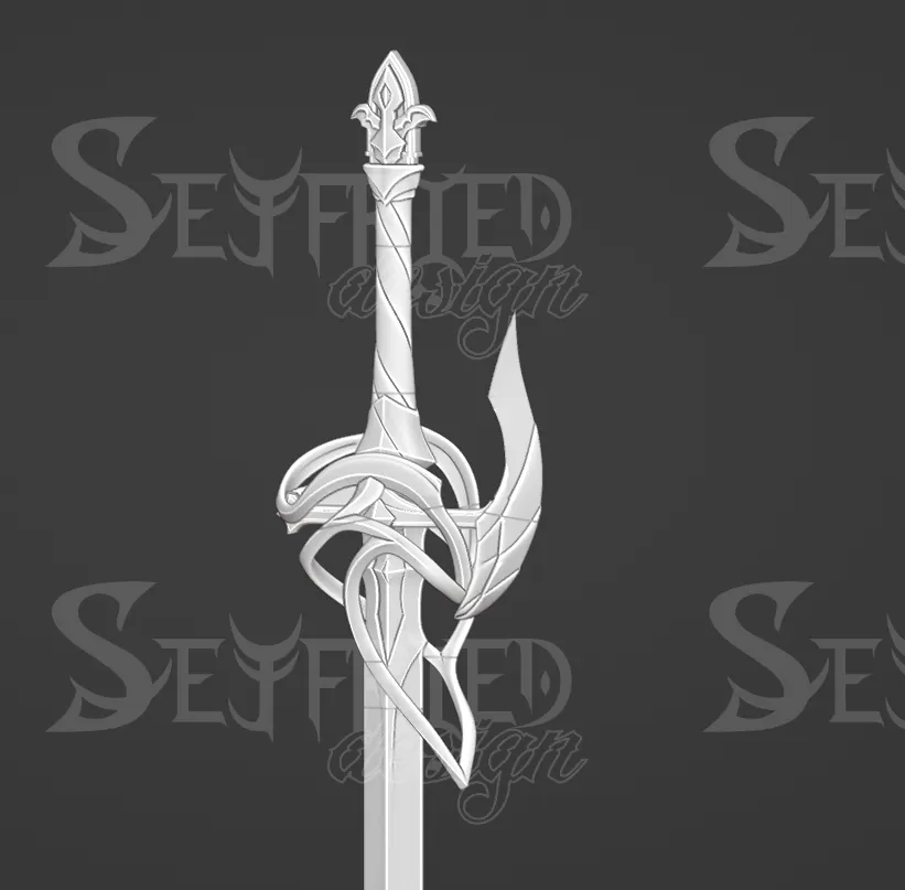 Solo Leveling Cha Hae In sword 3D printable model