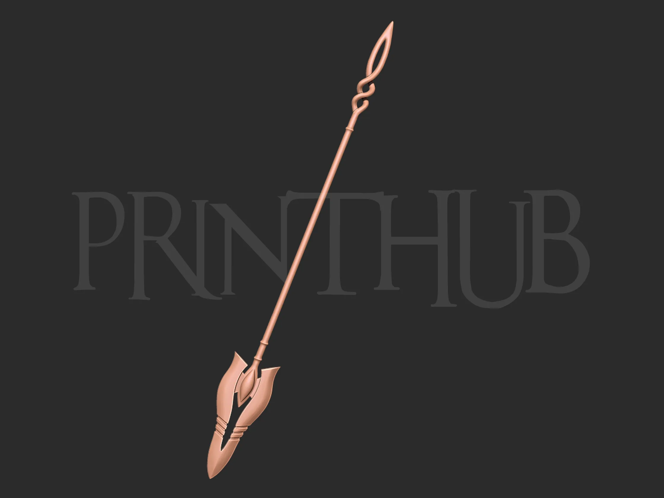 Asuka Langley Flare Spear Weapon 3d print model