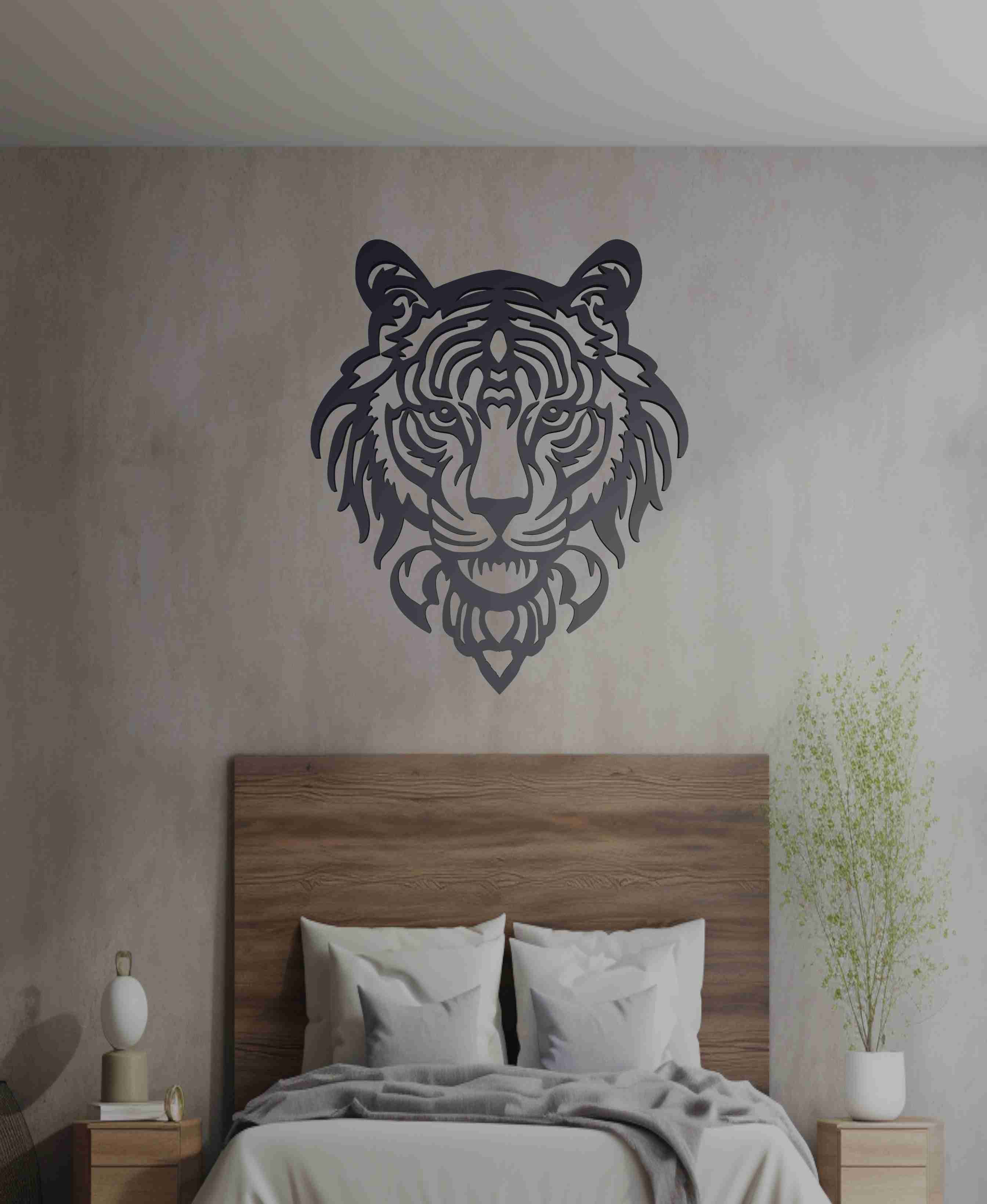 Tiger Wall Art | 3D models download | Creality Cloud