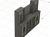 1/24 Cabinet de travail E / Workstation bench E-3