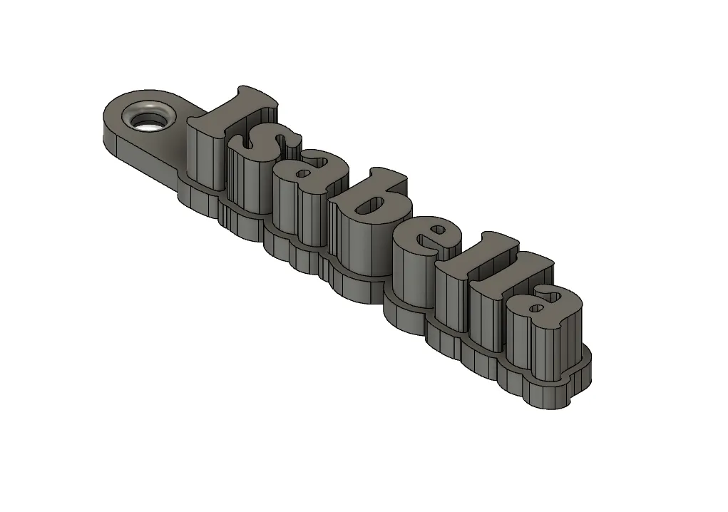 Isabella Keychain / Keyring