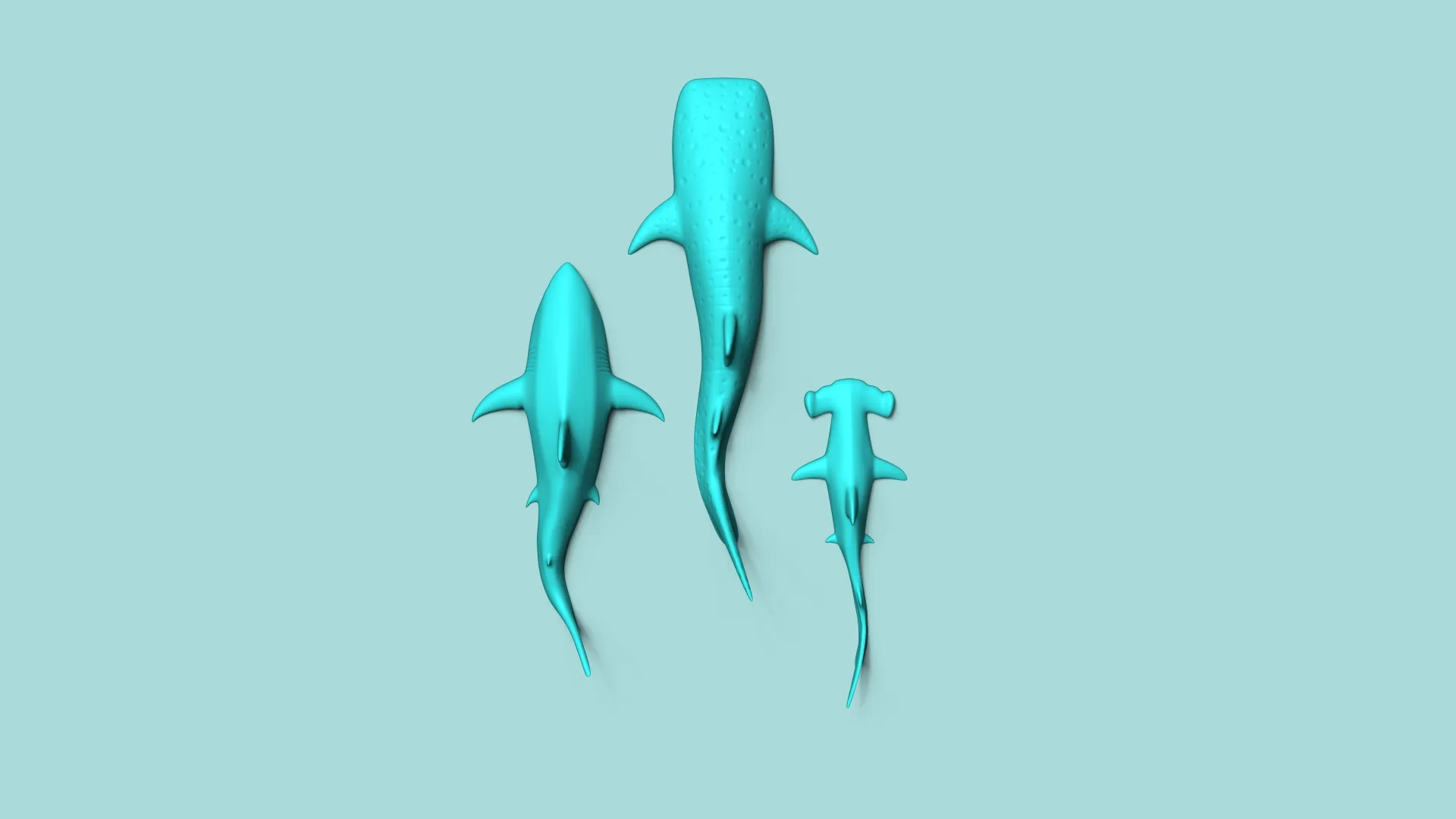 03 Sharks Wall Decor Collection - Design Decoration