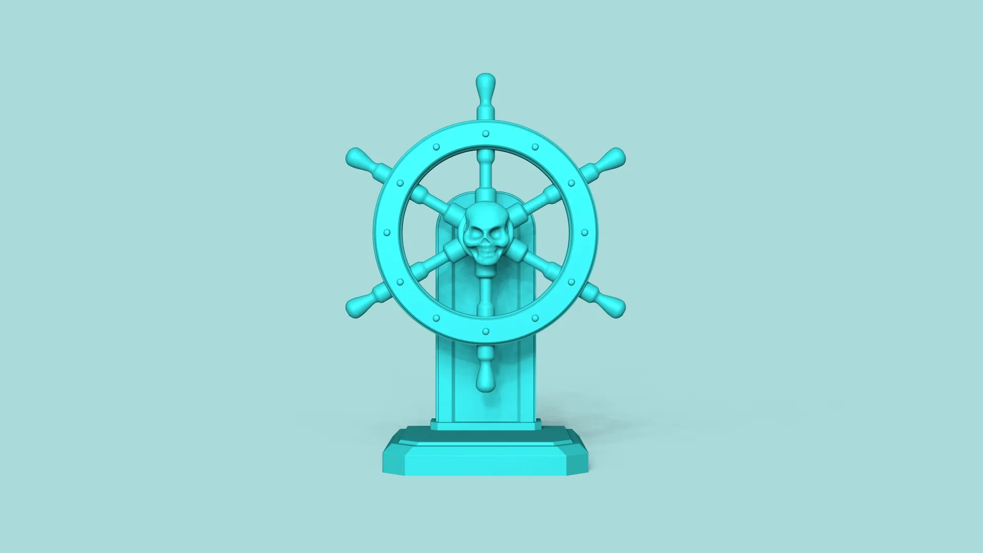 Pirate Ship Wheel - Decorative Spinning Toy